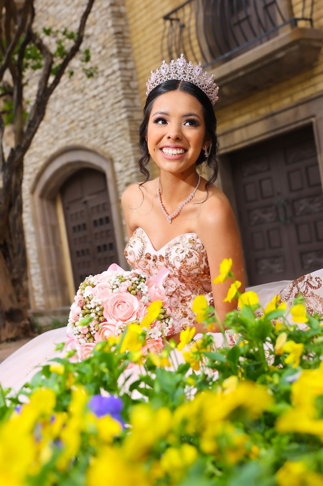 Quinceañera Makeup and Hair Photoshoot Day Package: $500